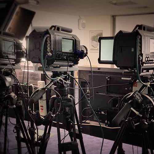A photograph of a professional product video production company.